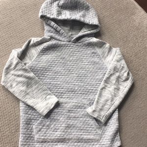 Grey quilted hoody